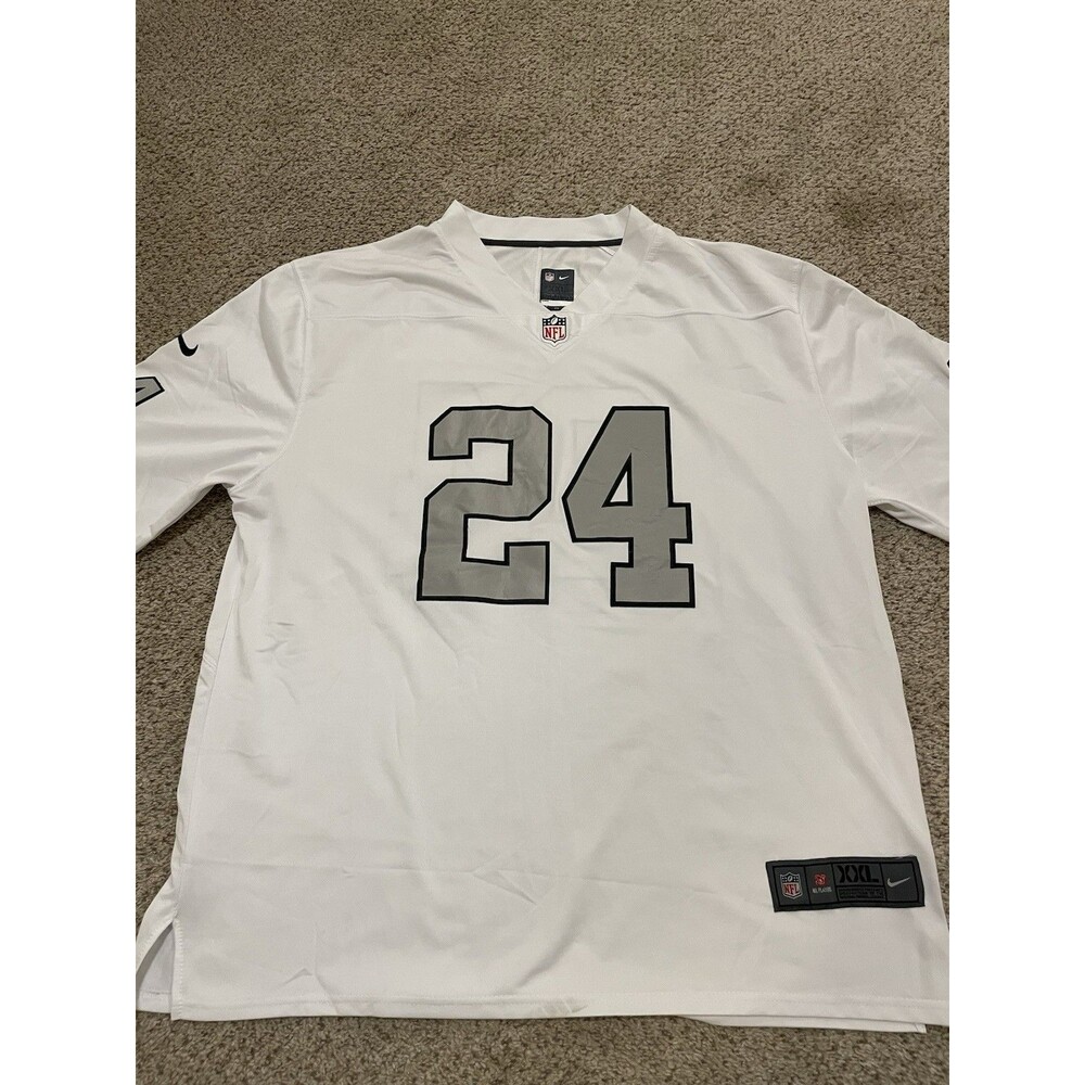 Nike NFL Marshawn Lynch #24 Raiders On Field Stitched Jersey Men's XXLarge - Picture 3 of 5